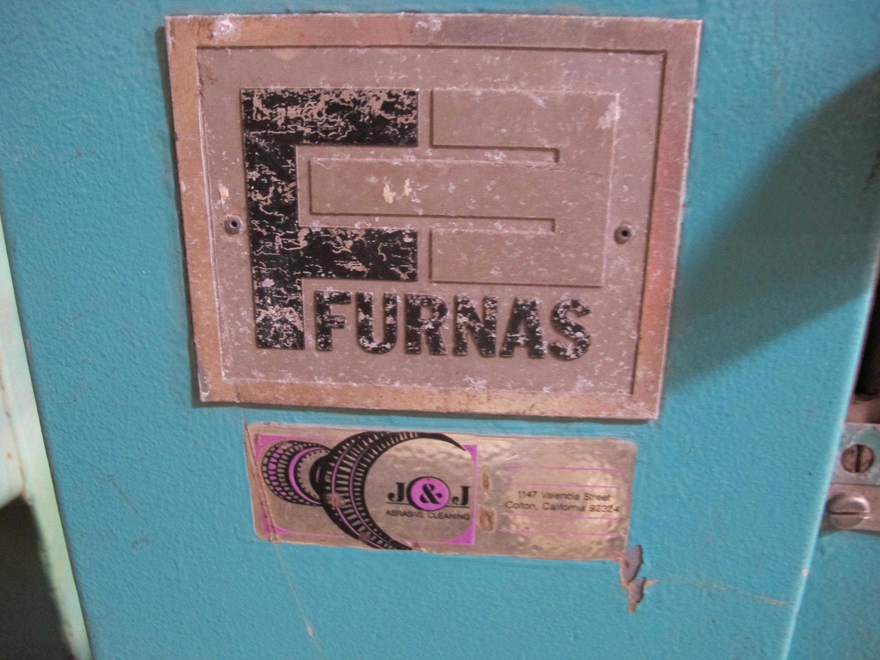 FURNAS, CLEANING FURNACE WITH TECO ELECTRIC & MACH.CO LTD. LOADING & HANDLING FEE $15-4088